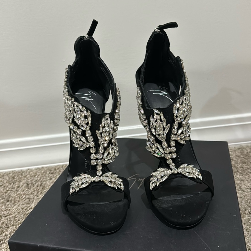 Giuseppe Zanotti Black Heels - Size: EU 38.5 / US 8